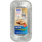 EZ Foil Loaf Pans with Lids, 8 x 4 inch, 2 Count