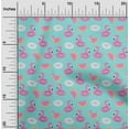 thumbnail image 2 of oneOone Cotton Poplin Arctic Blue Fabric Donut Pattern Diy Clothing Quilting Fabric Print Fabric By Yard 56 Inch Wide, 2 of 6