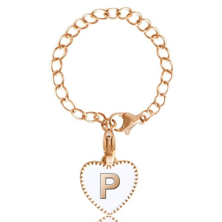 

Kiskick A-z Letter Tumbler Charm Tumbler Letter Charm Love Heart A-z Capital Letter Water Cup Mug Handle Decoration Hanging Chain Pendant Tumbler Accessories