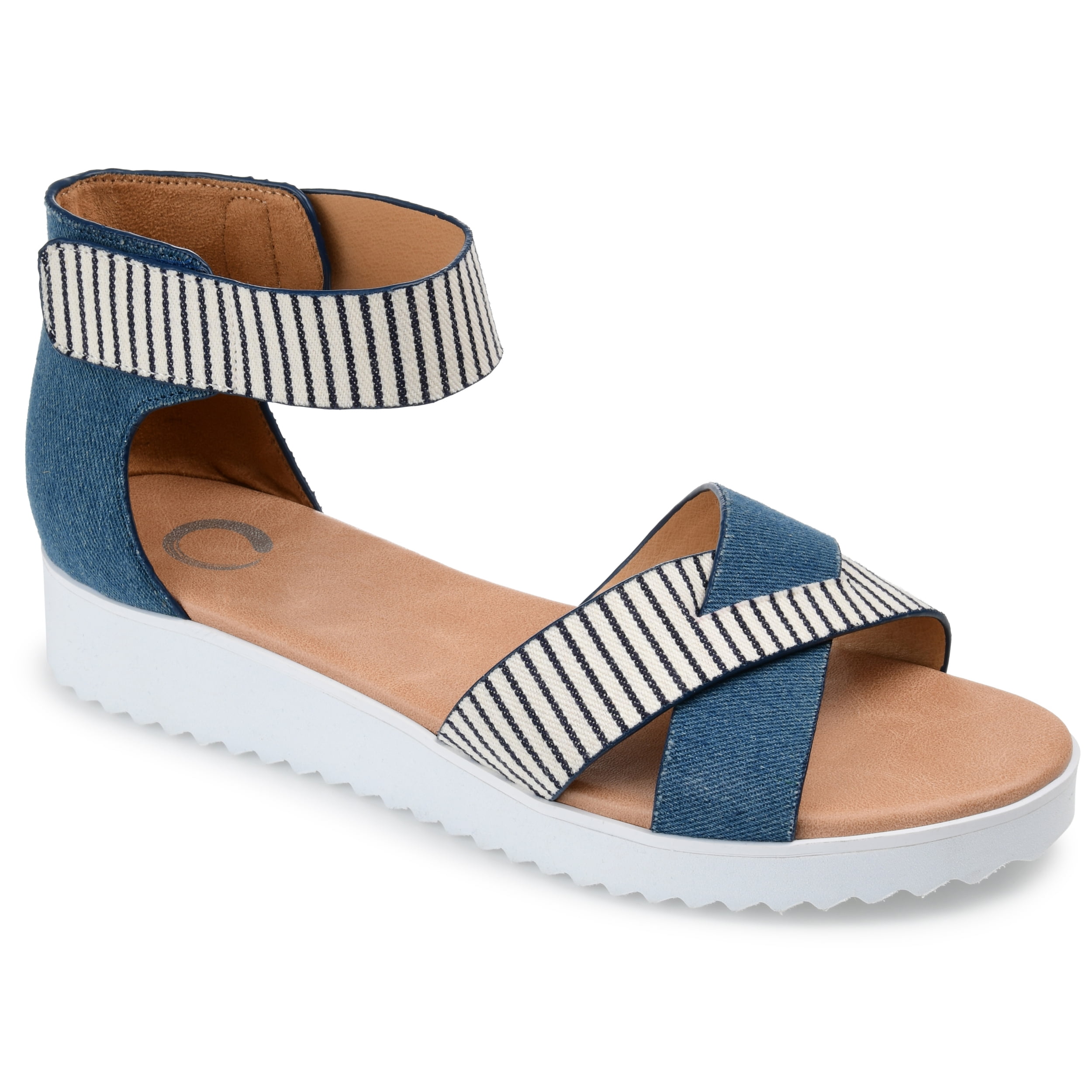 Journey & Crew Womens Multi Pattern Detail Sandal