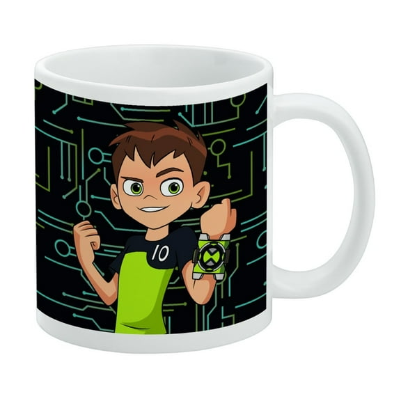 Ben 10 Ben Tennyson White Mug
