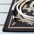 thumbnail image 6 of Safavieh Courtyard Kevin Floral Indoor/Outdoor Area Rug, Black/Sand, 2' x 3'7", 6 of 15
