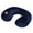 Navy, variant on TERGAYEE U-Shaped Inflatable Travel Neck Pillow,Compact Travel Pillows for Airplanes Travel Light Inflatable Neck Pillow Support Head Neck and Lumbar for Traveling,Home