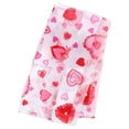 thumbnail image 2 of CTM  Valentine's Day Heart Print Holiday Lightweight Scarf (Women), 2 of 4