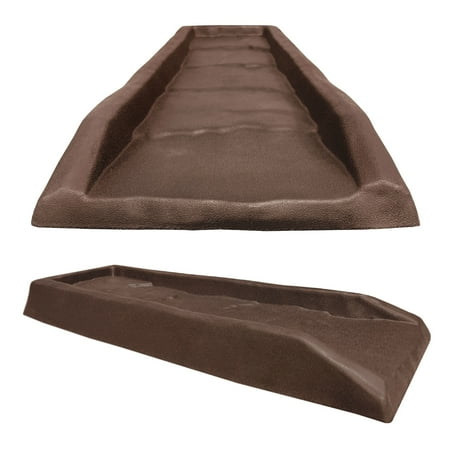 Master Mark Splash Block, Gutter Downspout Extension, Splashguard 24" (2-Pack) Chocolate
