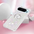 thumbnail image 5 of Funda para Google Pixel 9/Pixel 9 PRO 5G con Brillo Líquido Flotante, Purpurina, Parachoques y Anillo Giratorio Soporte, 5 of 5