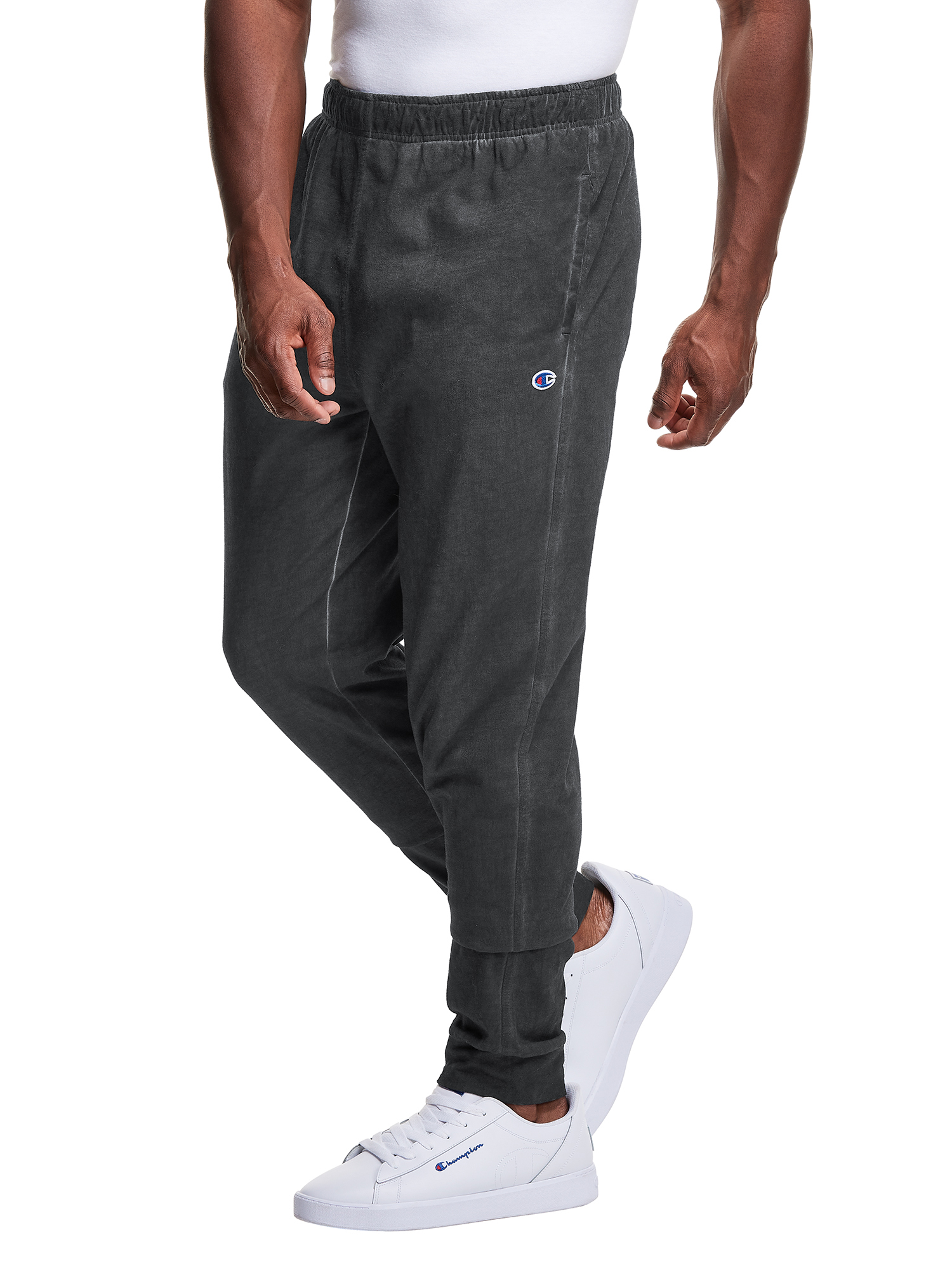 Champion Men's & Big Men's Pigment Dyed Jersey Cotton Jogger, up to Size 2XL - image 2 of 6