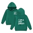 thumbnail image 4 of Wxolcjlv Little Girls Graphic Pullover Hoodie Cross Heart Print Long Sleeve Fall Winter Faith Sweatshirt with pockets, Sizes 1-13, 4 of 4