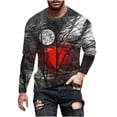 thumbnail image 2 of Meichang T-Shirt à Manches Longues pour Homme Doux, T-Shirts Graphiques pour Homme Décontractés à Imprimé 3D T-Shirts Nouveauté Col Rond Confortables Chemises à Manches Longues pour Homme, 2 of 5