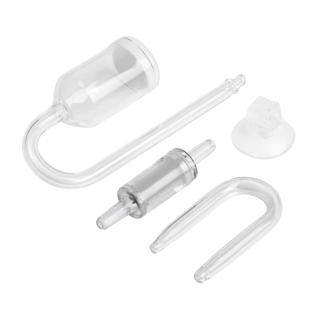 SIfdSeng Get it Fast Diffuser U Shape Glass for Aquarium for Tank Creates Rich Quiet Bubbling Suction Cup Check