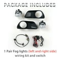 thumbnail image 7 of Chrome Fog Light Lamp Assembly For 2011-2020 Dodge Grand Caravan Front Bumper Lamp w/Switch, 7 of 7