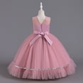 thumbnail image 3 of BintaRealwax Girls Lace Bridesmaid Dress Flower Kid Wedding Ball Gown Toddler Princess Pageant Evening Dresses, 3 of 3