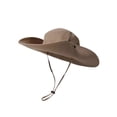 thumbnail image 1 of Guardoinrt Protective Casque Sunshade Hat For Men Foldable Brim And Windproof Rope Lightweight And Ventilated Deep khaki, 1 of 6