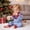3-Blue, variant on PatPat Christmas Pajamas Family Matching Women Cardigan Long Sleeve Button Down 2 Piece Top & Pants PJs Set Gingerbread Holiday Sleepwear with Socks, Black, M