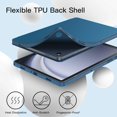 thumbnail image 4 of czcpp-Case pour Samsung Galaxy Tab A9+ / A9 Plus 11 Pouces 2023, Support Pliable en TPU Souple, Réveil/sommeil Automatique (Bleu Sarcelle), 4 of 4
