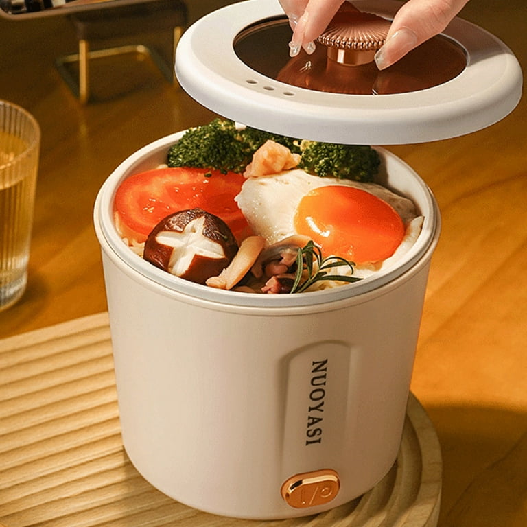1L Mini Electric Hot Pot Boil Dry Protection Electric Cooker for