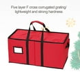 thumbnail image 4 of Hyasfey Christmas Ball Storage Box Organizer with Handles Zipper Closure Large Capacity Waterproof Tear-Proof Xmas Ornament Storage Box, 4 of 8
