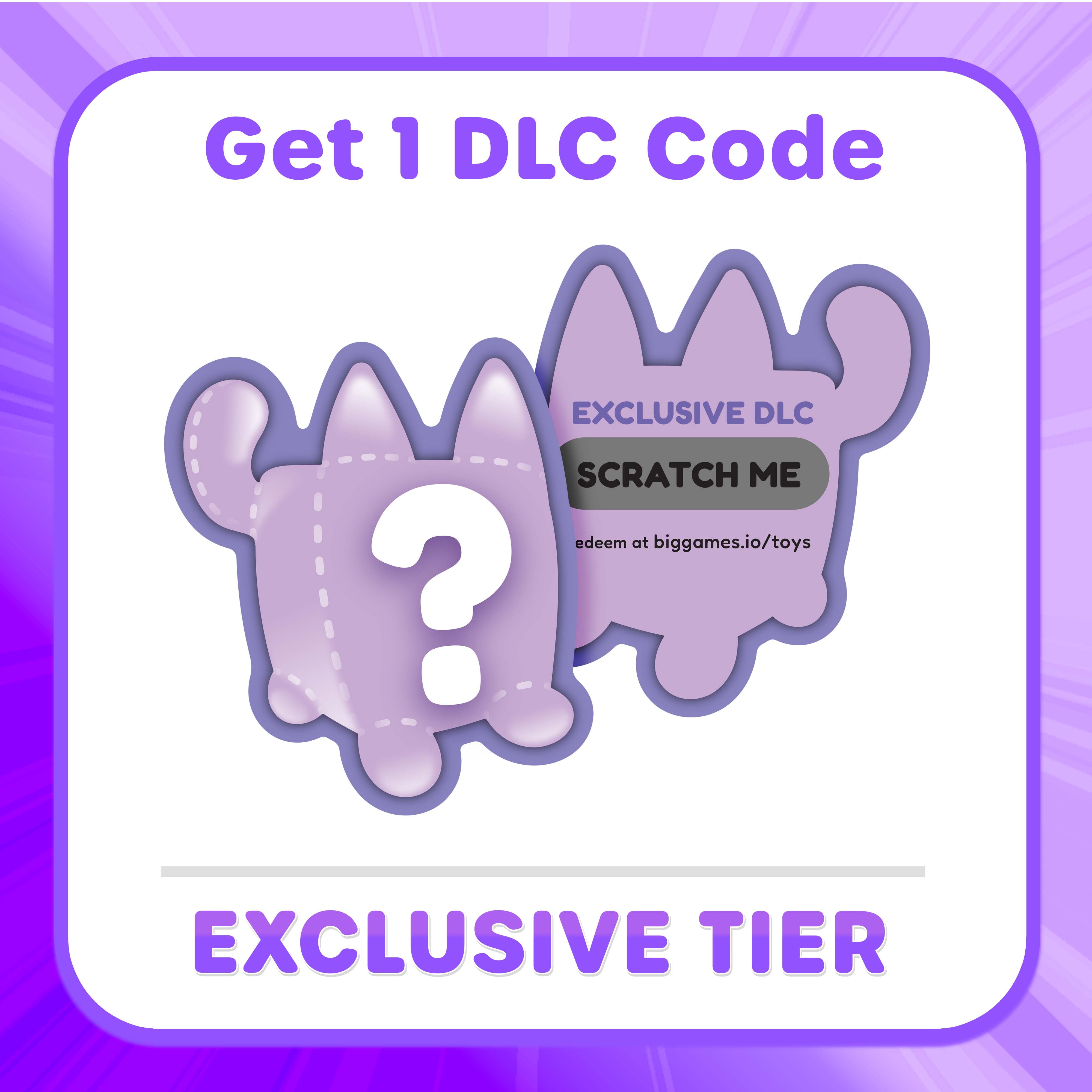 PET SIMULATOR - Purple Dragon HUGE Pet Plush (8.5" Tall, Series 1) [Includes DLC]