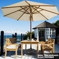 thumbnail image 4 of Gymax 40 LBS Patio Umbrella Base Round 14.5 Inches Water Sand Fillable Umbrella Stand, 4 of 10