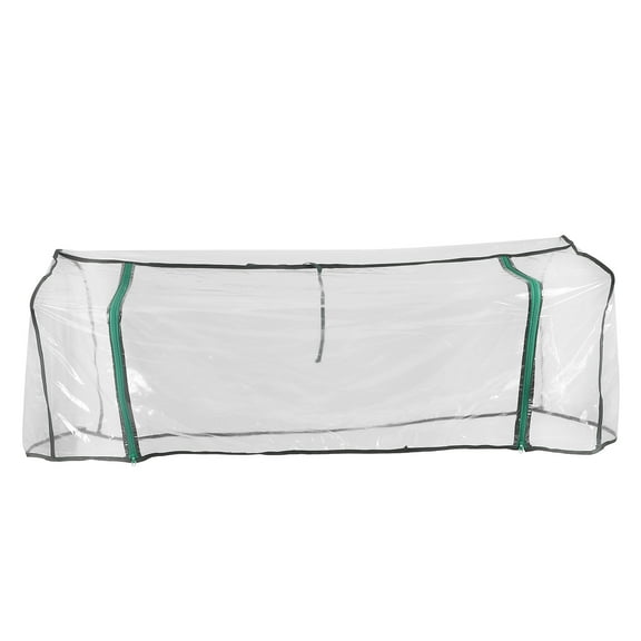 FRCOLOR Transparent PVC Greenhouse Cover for Raised Garden Bed Easy to Use and Monitor Plants