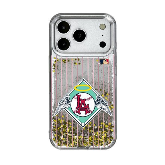 Los Angeles Angels 1961-1965 Cooperstown Pinstripe iPhone Glitter Case