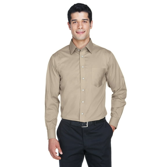 Devon & Jones Men's Crown Woven Collectionâ„¢ Solid Stretch Twill - DG530