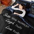 thumbnail image 4 of jejeloiu Chic Cheetah Pattern 7pcs Bedding Comforter Set,Wildlife Animals Leopard Queen Bedding Sets,Black Deepblue Queen Sheet Sets For Kids,Ultra Soft Home Decor Reversible, 4 of 8