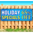 thumbnail image 1 of Holiday Specials 65% 13 oz Vinyl Banner With Metal Grommets, 1 of 4