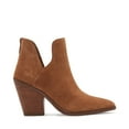 thumbnail image 4 of Blondo Neda Tan Suede Waterproof Almond Toe Back Zipper Heeled Ankle Boots (Tan Suede, 8.5), 4 of 8