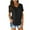 Black, variant on KBODIU Women's T-Shirts, Women Short Sleeve V-Neck Shirts Summer Loose Casual Basic Tee T-Shirt