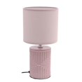 thumbnail image 1 of Ceramic Table Lamp With Shade Equator Pink, 1 of 3