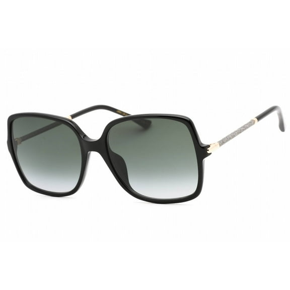 Jimmy Choo EPPIE/G/S 0807 9O Women's Black Square Frame Sunglasses