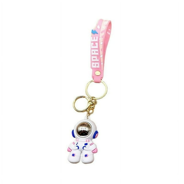 CNKOO Keychain Car Key Ring Cartoon Delicate Craftsmanship Multiple Use Eye-catching Multifunctional Bag Decor Attractive Lovely Astronaut Keychain Pendant Bag Accessory