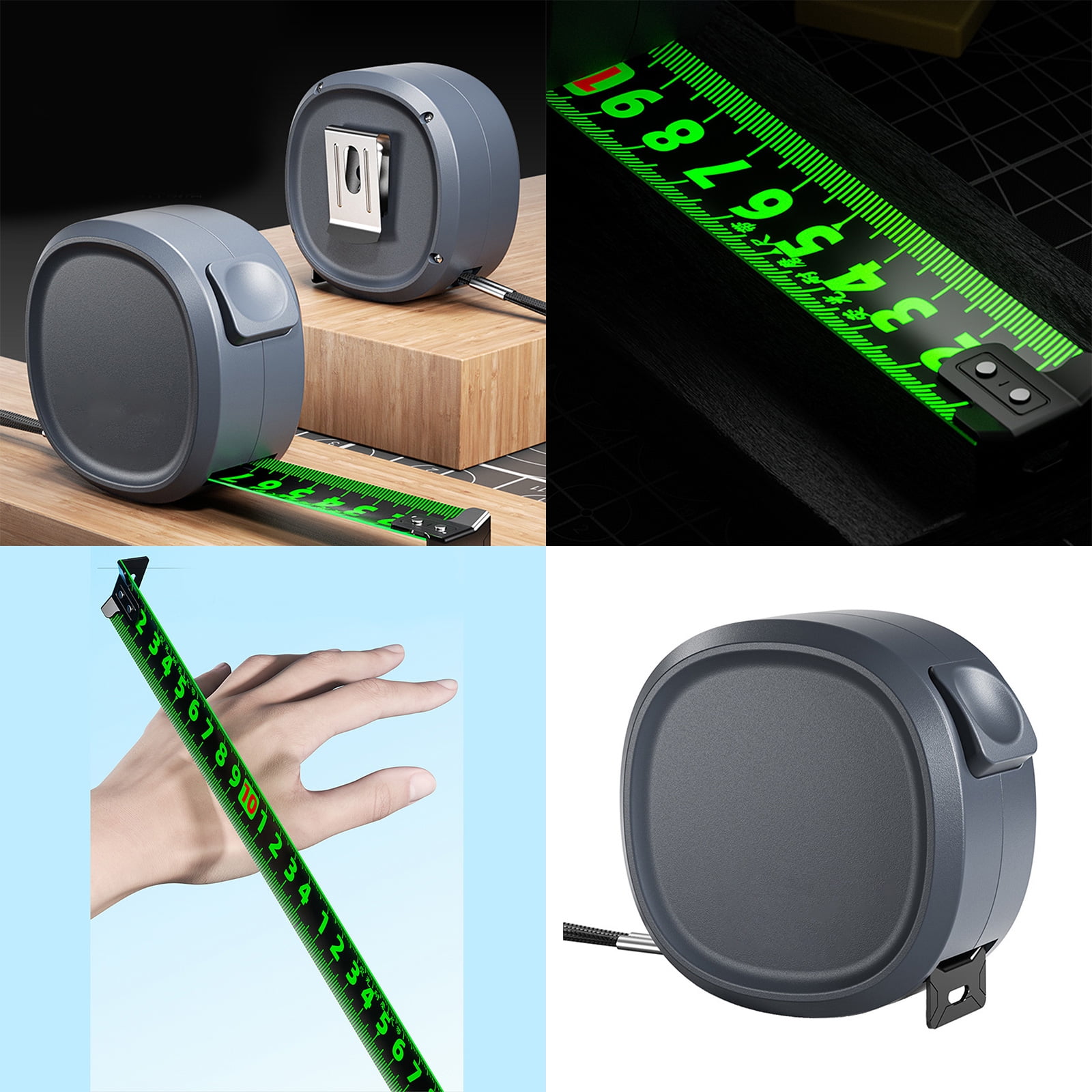 Metric Tape Measure with Durability Housing and Locking Feature Carpentry Measuring Tape for Stable Measurements