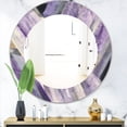 thumbnail image 2 of Designart 24" x 24" Purple Modern,Contemporary Wall Mirror, 2 of 3