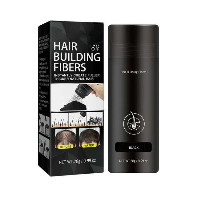 Xihbxyly Spray de Fibra En Polvo, Potenciador Instantáneo Del Volumen Del Cabello, Fibras de Queratina de Fijación Durante Todo El Día, Solución Sin Olor y con El Mismo Color, Solución Rápida para El