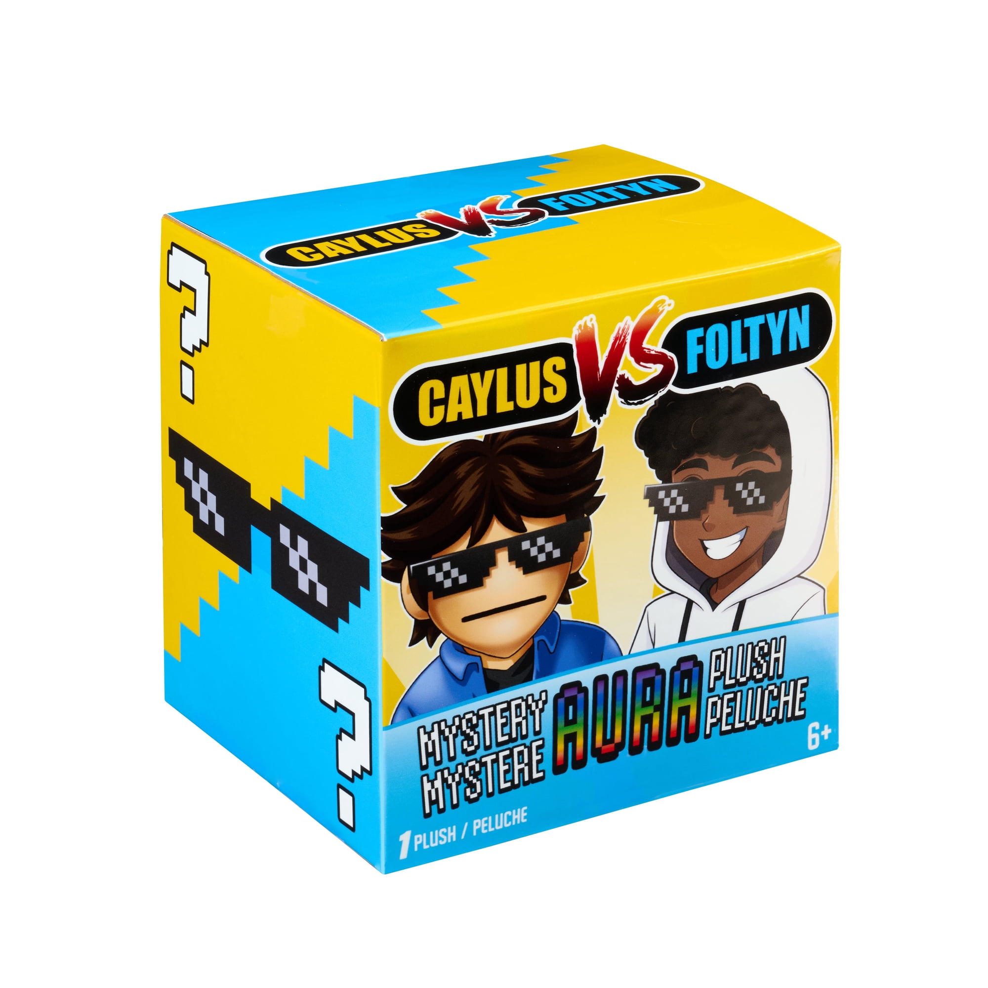 Caylus vs Foltyn Mystery Aura Plush – Blind Box 6” Surprise Plush Toy, 11 to Collect