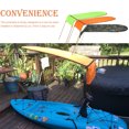 thumbnail image 3 of VONKY Pare-Soleil en Polyester pour Bateau Portable Universel Réutilisable Auvent de Canot Activité Extérieure Pêche avec Sac de Rangement Orange, 3 of 7