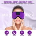 thumbnail image 2 of Máscara para dormir con auriculares Bluetooth, diadema para dormir MUSICOZY, 2 of 7