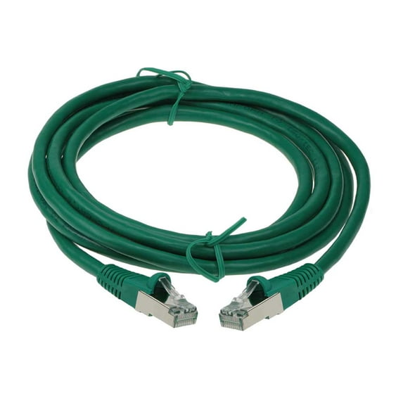 SF Cable Cat6 Shielded Ethernet Cable, 10 feet - Green