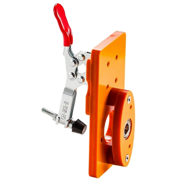 Guía de orificios para bisagra de puerta con Clip de montaje, localizador de perforaciones para accesorios de brocas de 35mm, herramienta de bricolaje
