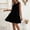 Black, variant on Drovellove 2026 Womens Gingham Dress Square Neck Sleeveless Plaid Plus Size Summer Dresses, Loose Tiered Ruffle Swing Casual Beach Vacation Summer Cover up Sundress