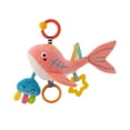 thumbnail image 2 of Kiddiway Happy Monkey Baby Stroller Hanging Plush Toy - Plush Figurine & Cute Plushies, Baby Rattles & Plush Rings, Music Pull, Sensory Auditory, Easy Attach, Car Stroller,Pink, 2 of 7