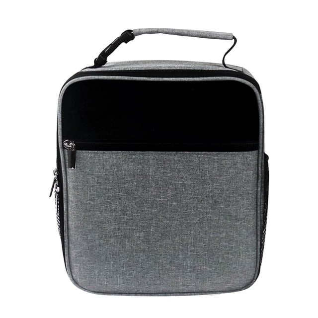 Matsuzay Fiambrera aislada para el trabajo, escuela, frutas, bebidas, bolso térmico, bolsa organizadora de alimentos portátil con cremallera Suministros térmicos