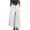 White, variant on yunLCZ Women's Wide Leg Pants Women's Baggy Jeans Flare Wide Leg Denim Pants Elastic Waist Button Pleated Culotte Jeans Business Work Casual Pants