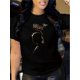 thumbnail image 1 of Mom to Daughter Crown Print Crew Neck T-Shirt - Casual Short Sleeve, Black Polyester Knit Top with Inspirational Design, Women's Spring/Summer Fashion, Ladies T Shirts, 1 of 6
