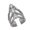 Full Diamond Skeleton Ring, variant on Elegant Nail Rings Fingertip Claw Rings Copper Texture Suitable for Comfort