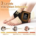 thumbnail image 4 of Foot Massager,3 in 1 Foot Massager for Neuropathy,Adjustable Cordless Ankle Massage with Heat,Rechargeable Foot Heel &Ankle Warmer Machine with Kneading,Vibration, 4 of 8