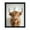 B-30cm, variant on Fun Cattle Bathroom Wall Art Funny Humor Picture with Frame for Bathroom Fade resistant