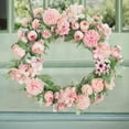 thumbnail image 4 of Barhoo Wreath for Wall Clearance! Spring Wreaths Spring Flowers Mother's Day Carnation Wreaths Door Ring Day Wreaths Wreaths for Front Door Clearance Sale 1X Wreath, 4 of 6